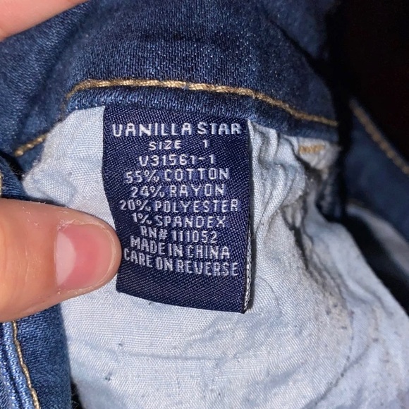 mid rise denim shorts - Picture 6 of 6